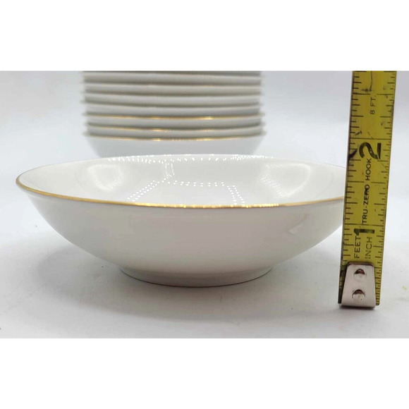 Vintage KPM Krister Germany Set of 4 Berry Bowls. Gold Rose. 5" - Picture 6 of 8